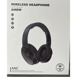 AMBW Wireless Headphones with Active Noise Cancelling (ANC) 🎧 New Condition